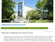 Tablet Screenshot of discoverlifespring.com